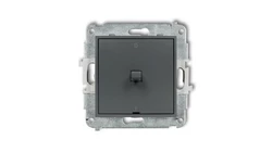 ICON Mechanizm łącznika dwubiegunowego w stylu amerykańskim grafitowy mat 28IWPUS-9