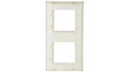 DANTE Ramka podwójna tworzywo ASA KREM 450382