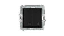 ICON Mechanizm łącznika podwójnego krzyżowego czarny mat 12IWP-66