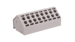 Listwa nasadzana do płytek drukowanych 8-biegunowa szara raster 5mm 806-108 /100szt./