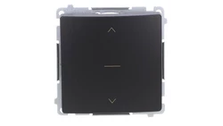 Simon Basic Łącznik roletowy trójpozycyjny 1-0-2 (moduł), szybkozłącza, czarny BMZW1K.01/49