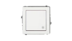 DECO Mechanizm łącznika krzyżowego, biały mat 25DWP-6