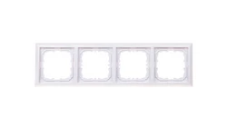 KOS66 Ramka poczwórna biała 660484