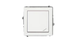 DECO Mechanizm łącznika schodowego, biały mat 25DWP-3