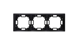 Simon Basic Ramka 3-krotna Neos IP20 czarny mat BMRC3/49