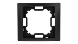 Simon Basic Ramka 1-krotna Neos IP20 czarny mat BMRC1/49