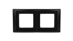 Simon Basic Ramka 2- krotna IP44 czarny mat BMRC2B/49