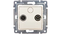 VENA Gniazdo antenowe RTV końcowe krem 510373