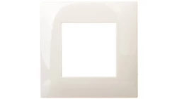 DANTE Ramka pojedyncza tworzywo ASA KREM 450381