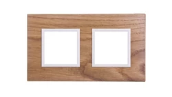 DANTE Ramka podwójna drewno LIGHT OAK 4522382