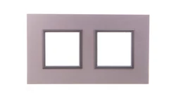 DANTE Ramka podwójna aluminium lakierowane ALUMINIUM 4542282