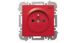 SANTRA gniazdo DATA bez ramki podtynkowe biały 4142-10