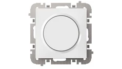 SANTRA ściemniacz LED obrotowy bez ramki podtynkowy biały 4107-10