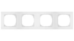 SANTRA ramka poczwórna biały 4174-00