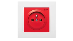 SANTRA gniazdo DATA bez ramki podtynkowe czarny 4142-19