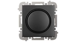 SANTRA ściemniacz LED obrotowy bez ramki podtynkowy czarny 4107-19