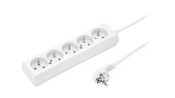 Przedłużacz 5-gniazd z/u 16A 5m /OMY 3x1,5/ biały PS-570 T-979410