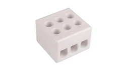 Złączka gwintowa porcelanowa szkliwiona 2,5 mm² 3 tory CPO 3-2.5 80018516 /16szt./