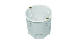 Puszka końcowa PK60 Lux głęboka z wkrętami biała A.0001LD /110szt./