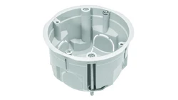 Puszka końcowa PK60 Lux do płyt gipsowych biała A.0046L /100szt./