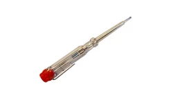 Próbnik napięcia 14 cm, transparentny 120-250V 19300