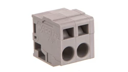 Listwa zaciskowa do płytek drukowanych 2-biegunowa szara raster 5mm 739-102 /100szt./