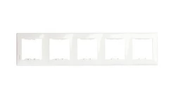 Sedna Ramka pięciokrotna kremowa pionowa SDN5801523