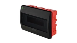Rozdzielnica modułowa Elegant 1x12 podtynkowa IP40 N+PE czarny 2413-09