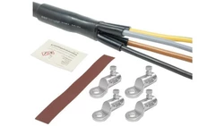 Mufa kablowa termokurczliwa z końcówkami kablowymi ze śrubą zrywalną MSLS70 Al/Cu 4x25-70mm² 1kV 1xśruba Al MSLS0701A12