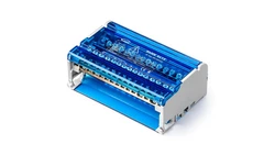 Czterobiegunowy modułowy blok rozdzielczy 4x(11x6 mm2 2x25 mm2 2x35 mm2) na szynę TS35 ShNK 4x15 85144002