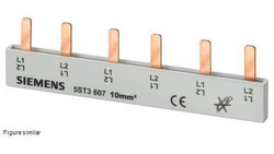 Szyna łączeniowa 2P 16mm2 sztyftowa długość 214mm do cięcia 5ST3704