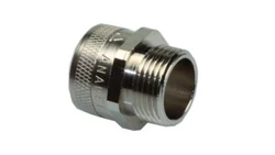 Dławik ANACONDA STRAIGHT FIXED FITTING IP54 PG48 MALE FOR FCD/FCE 50, NICKELPL. BRASS 2602480