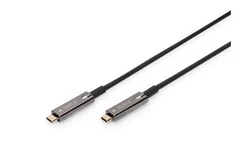 Kabel połączeniowy hybrydowy AOC USB 3.1 Typ C/USB Typ C 4K 60Hz 10m AK-330160-100-S