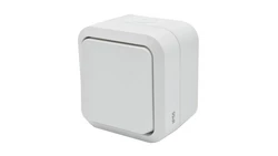 Łącznik uniwersalny pojedynczy natynkowy Aqua Pro IP55 biały 60220