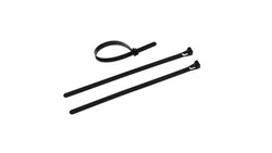 Opaska kablowa wielokrotnego użytku 200x7,6mm, czarna, 28305 /25szt./