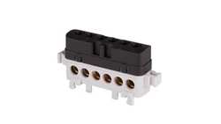 Listwa przyłączeniowa izolowana czarna LPI-6s A18-0038