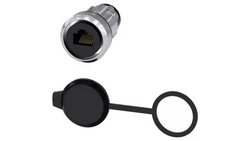 Gniazdo RJ45 Cat.6 do otworu 22mm metal z zaślepką IP65 SIRIUS ACT 3SU1950-0GB80-0AA0