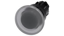 Przycisk grzybkowy podświetlany 22 mm tworzywo bezbarwny 40 mm z samopowrotem SIRIUS ACT 3SU1001-1BD70-0AA0