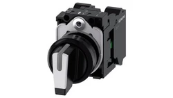 Przełącznik bistabilny, 3-pozycyjny, 10A, O 22mm, Siemens SIRIUS ACT 3SU1100-2BL60-3NA0