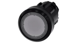 Przycisk podświetlany 22mm tworzywo bezbarwny płaski z samopowrotem SIRIUS ACT 3SU1001-0AB70-0AA0