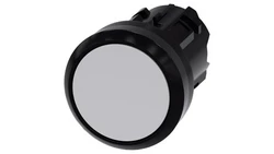 Przycisk 22 mm tworzywo szary płaski z samopowrotem SIRIUS ACT 3SU1000-0AB80-0AA0