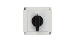 Łącznik krzywkowy 0-1 1P 25A w obudowie 4G25-90-PK R114 63-840392-031
