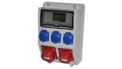 Zestaw zasilający PRYMA 9D skośna 2x32A/5P + 3x230V IP44 E930002530