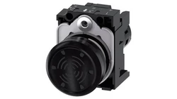 Brzęczyk kompaktowy 22mm dźwięk ciągły 45kHz 75dB 24V AC-DC IP69 tworzywo z uchwytem przył śrub SIRIUS ACT 3SU1200-6LB10-1AA0