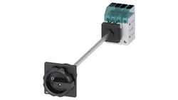 Rozłącznik główny 3P+N 16A 7,5kW AC23A 400V montaż na płycie otwór centralny 22.5 mm pokrętło czarne 3LD3048-0TL51