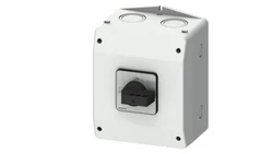 Rozłącznik główny w obudowie ekranowanej 6P 25A 9.5kW AC23A 400V styki pom wyprz 1Z 1R blokowanie w poz O i I 3LD2185-5VD21