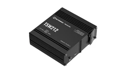 Switch 8x RJ45 1000Mb/s, 2x SFP, 2-pin DC. L2, zarządzalny Teltonika TSW212