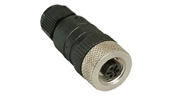 Złącze do samokonfekcjonowania 1/2 męskie proste 3-pinowe z gwintowanym złączem montaż z zaciskami śrubowymi RSC 3U/7