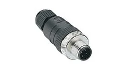 Złącze do samokonfekcjonowania M12 męskie proste 4-pinowe z gwintowanym złączem RSCQ 4/9