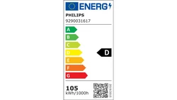 Żarówka LED CorePro 105W zam 250W 15000lm 4000K LED HPI MV 15Klm 105W840E40 100D Plastik przezroczysty 3 lata gwar